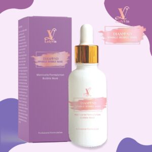 Diamond sparkle Bubble mask Lady Vin - cleanser & Make up Remover ( ceramide & Arbutin)