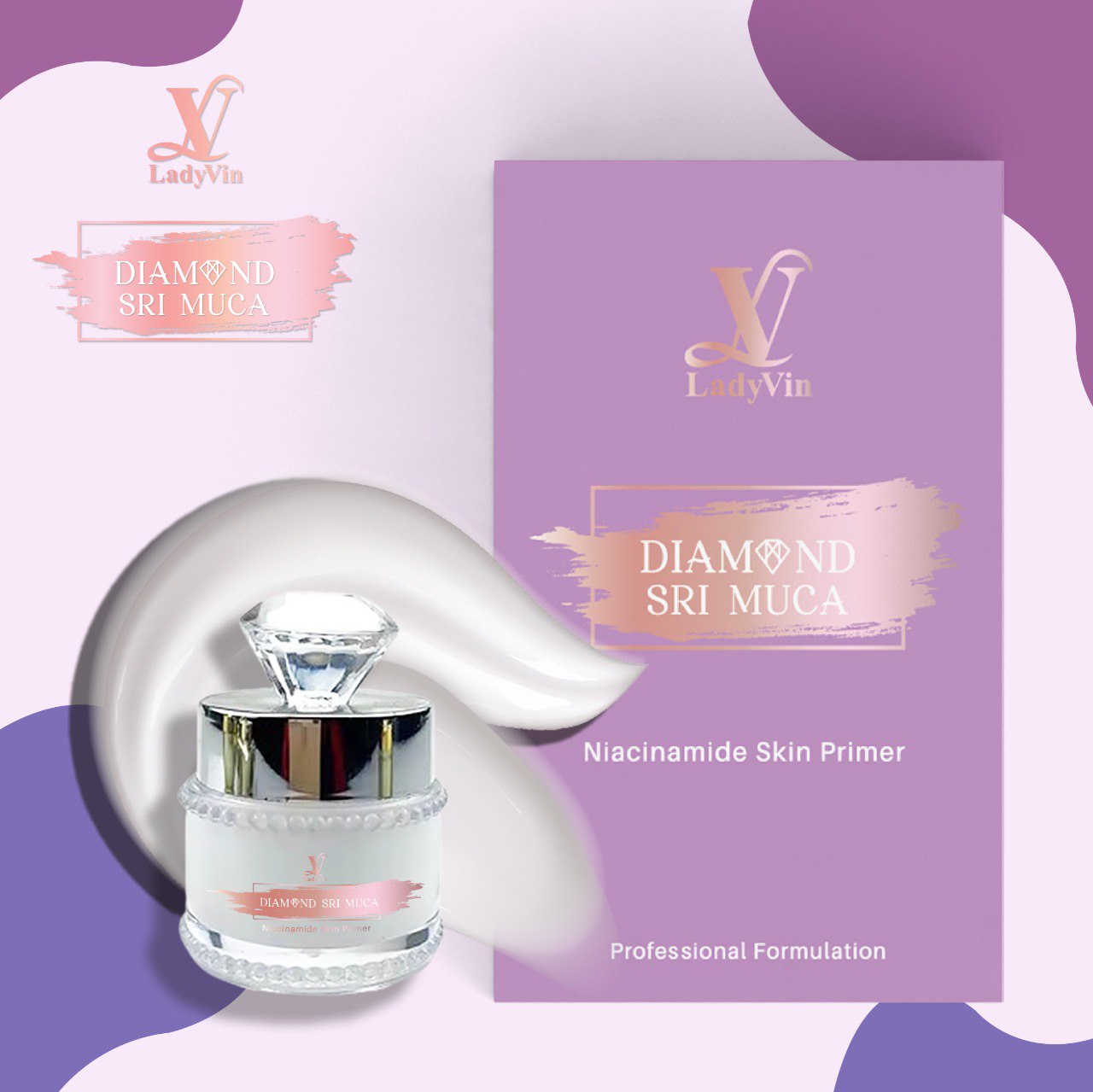 Krim Siang spf 50 & Tone up - Diamond Sri Muca Lady Vin