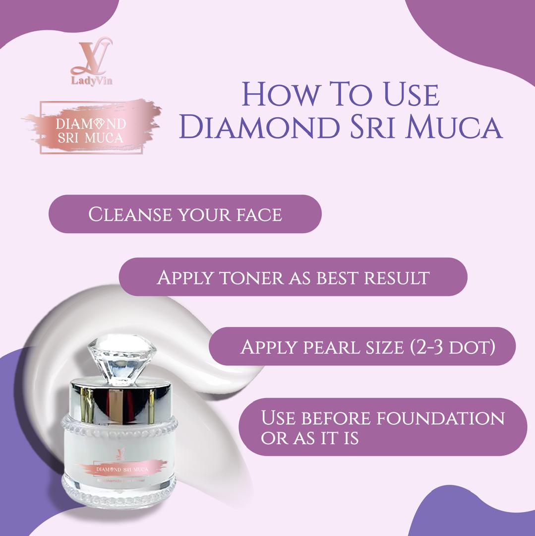Krim Siang spf 50 & Tone up - Diamond Sri Muca Lady Vin - Image 4