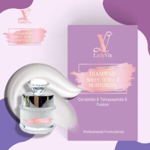 LadyVin Diamond Sheen Tetra 5 Moisturizer – Ceramide & Tetrapeptide-5 Fusion